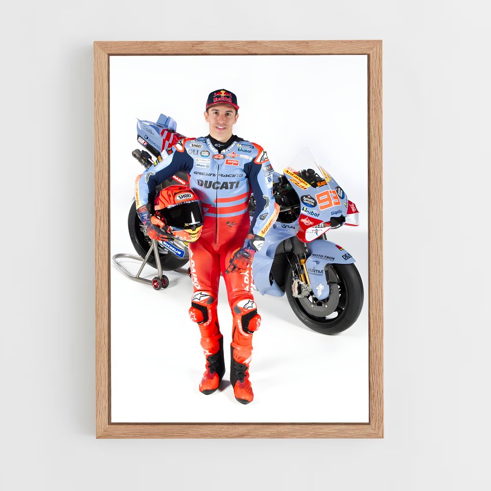 Poster Éclat Desmosedici GP23 – affiche Ducati (vue 4)